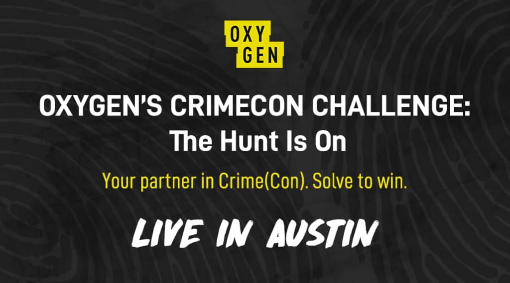Crimecon announcing their event in 2021 which feature the use of eventzee's virtual scavenger hunt app