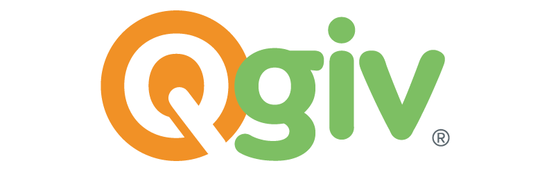 qgiv logo, qgiv is a partner of eventzee scavenger hunt app
